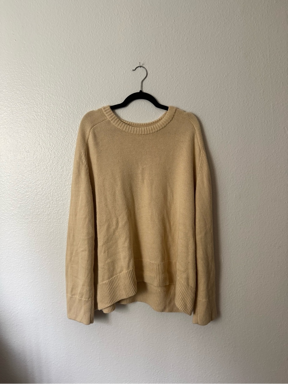 Abercrombie & Fitch - Madeline Crewneck Sweater - Yellow - Size XXL